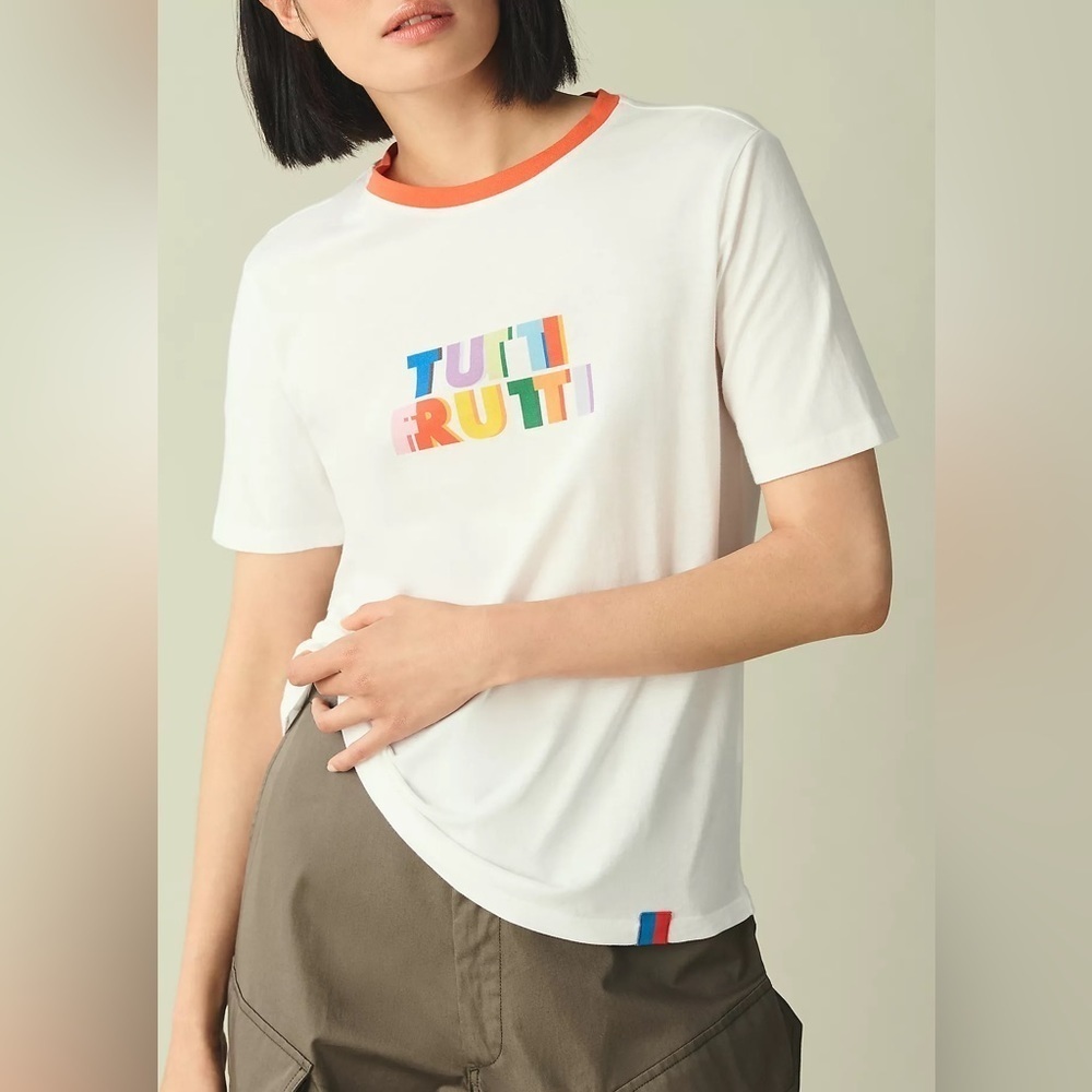 NWT KULE The Modern Tutti Frutti Graphic Tee by Anthropologie